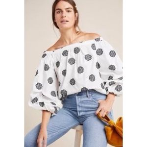 Off the Shoulder Anthropologie Top